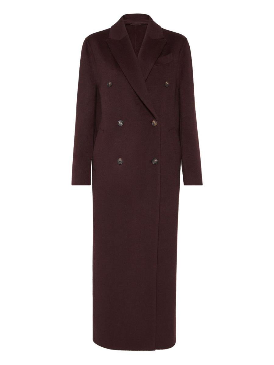 Brunello Cucinelli Cashmere Double-Breasted Coat