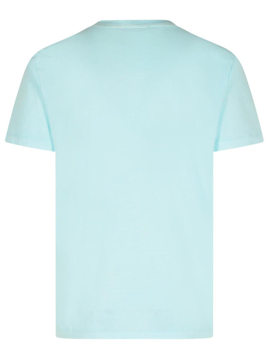 Polo Ralph Lauren Light Blue Cotton T-Shirt