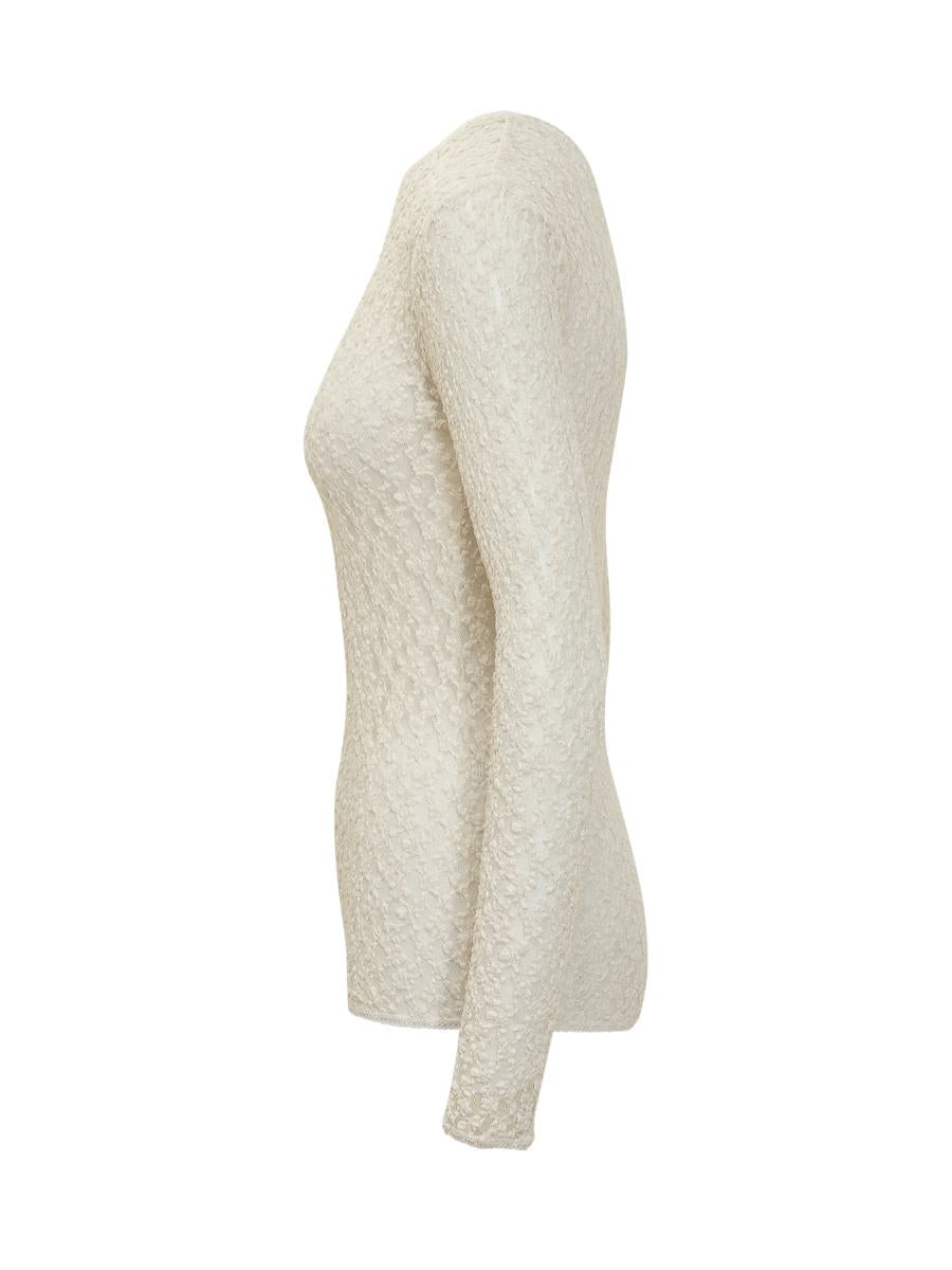 Isabel Marant Isabel Marant Ivory Stretch Lace Top