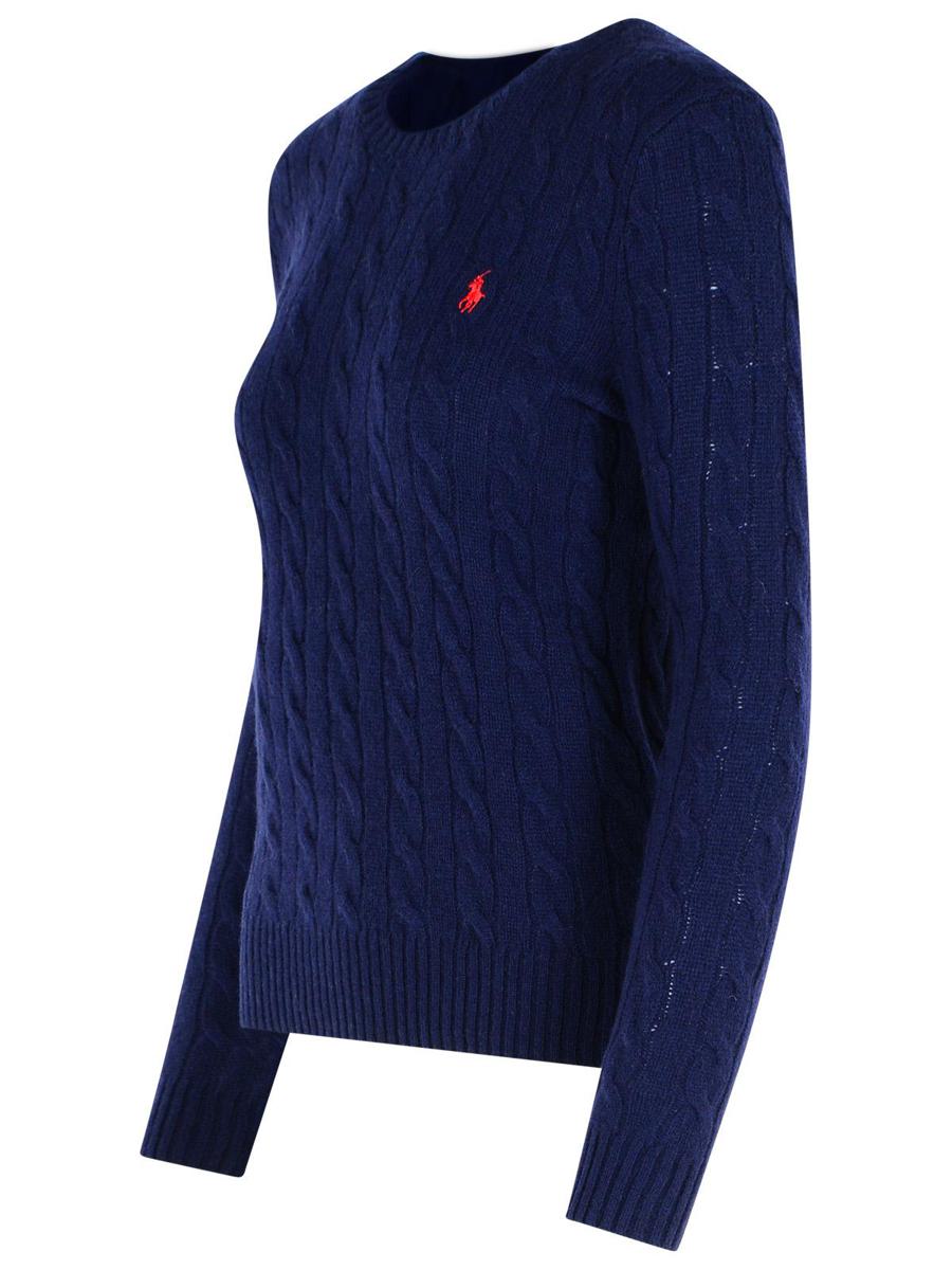 Polo Ralph Lauren Navy Cashmere Blend Sweater