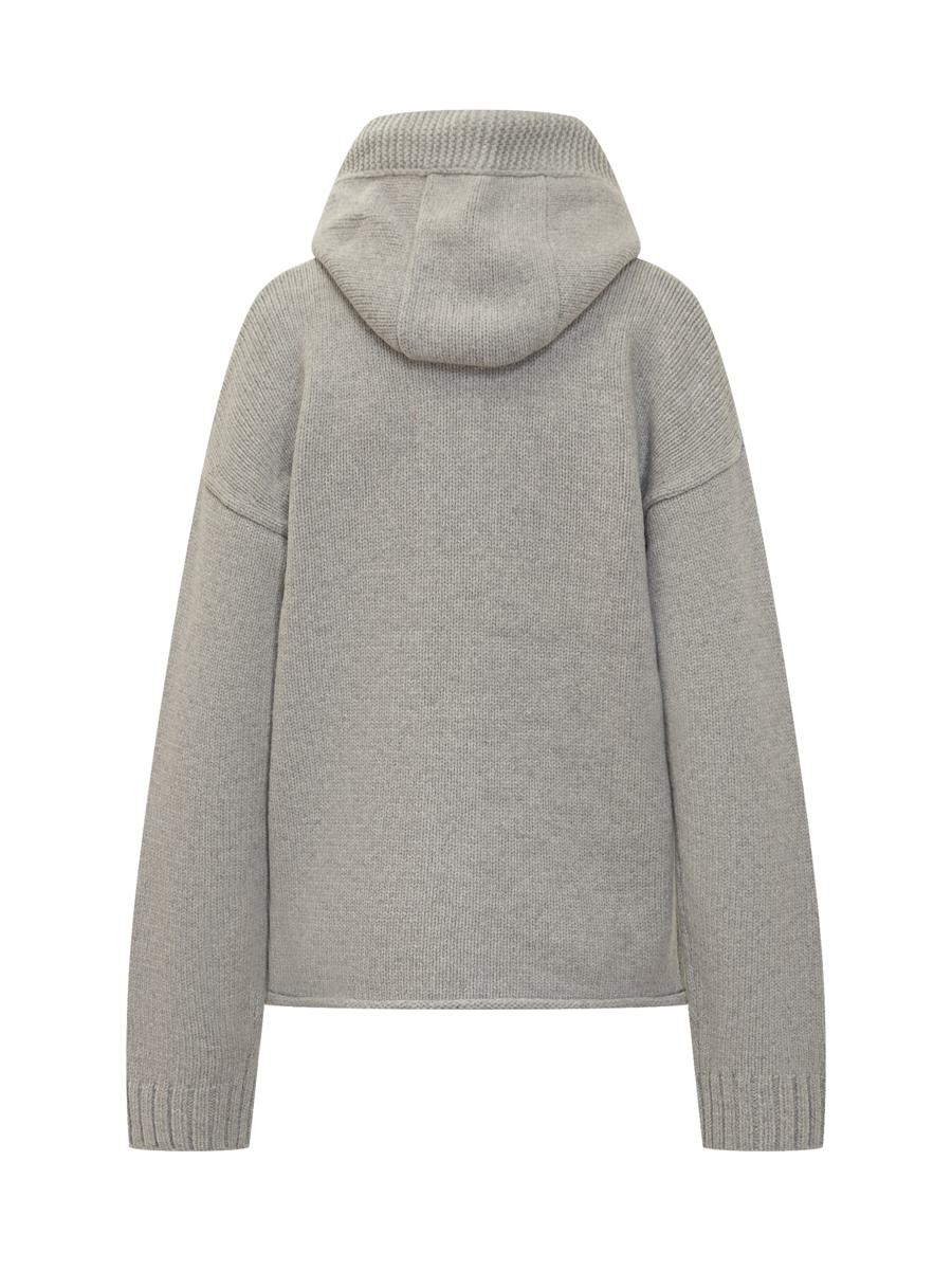 JW Anderson J.W. Sweatshirt. Anderson With Hood And Embroidered Logo