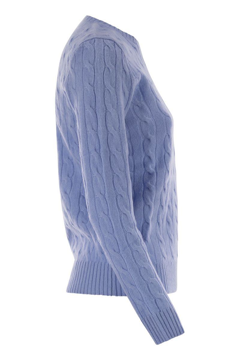 Polo Ralph Lauren Plaited Wool And Cashmere Crew-Neck