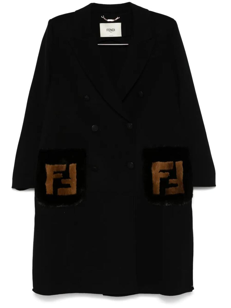 Fendi Wool Coat Clothing
