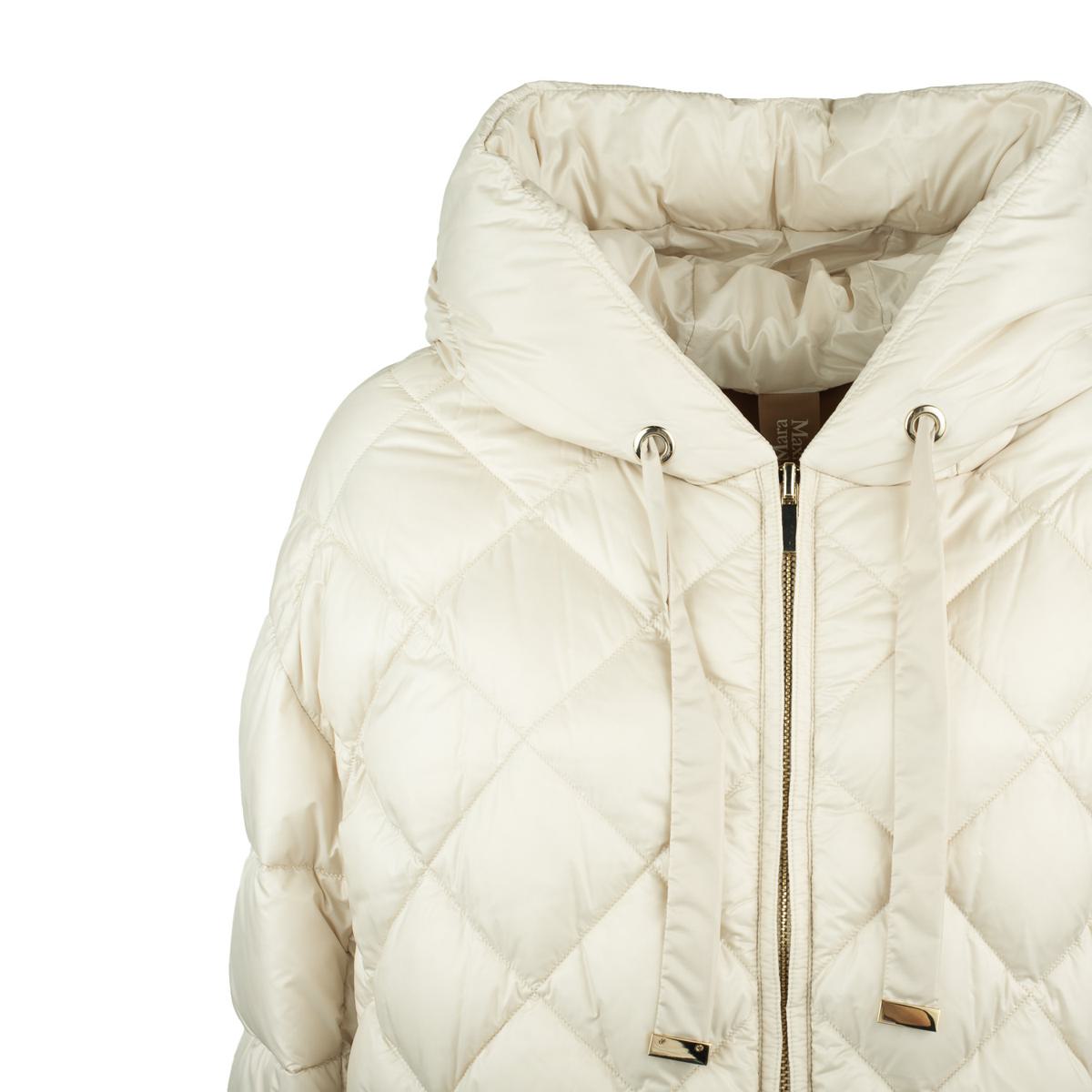 Max Mara Padded Jacket With Diamond Pattern Hood