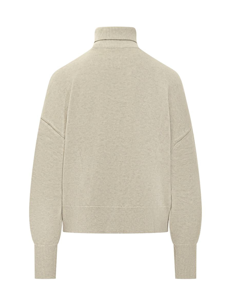 Isabel Marant Étoile Wool Turtleneck With Logo Black Marant Étoile