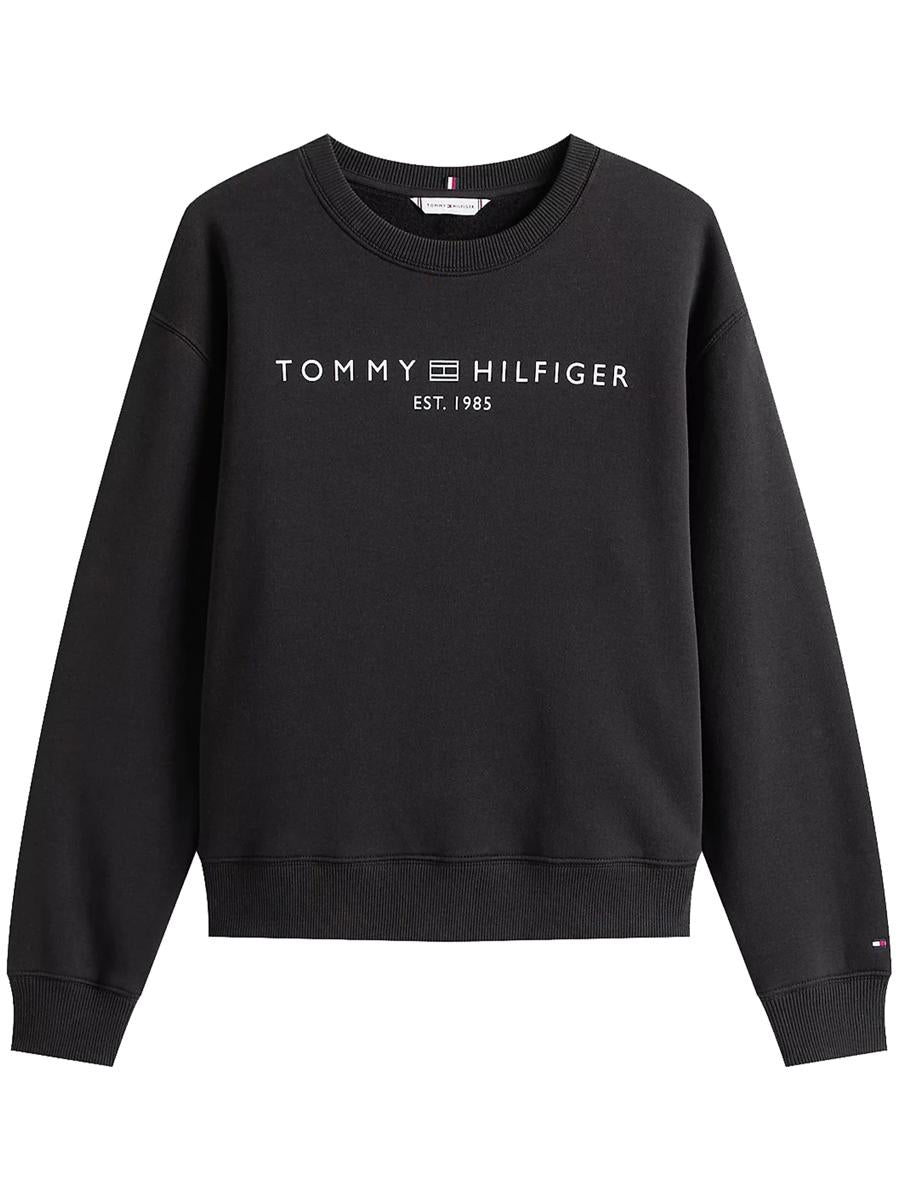 Tommy Hilfiger Logo Crewneck Sweatshirt Clothing