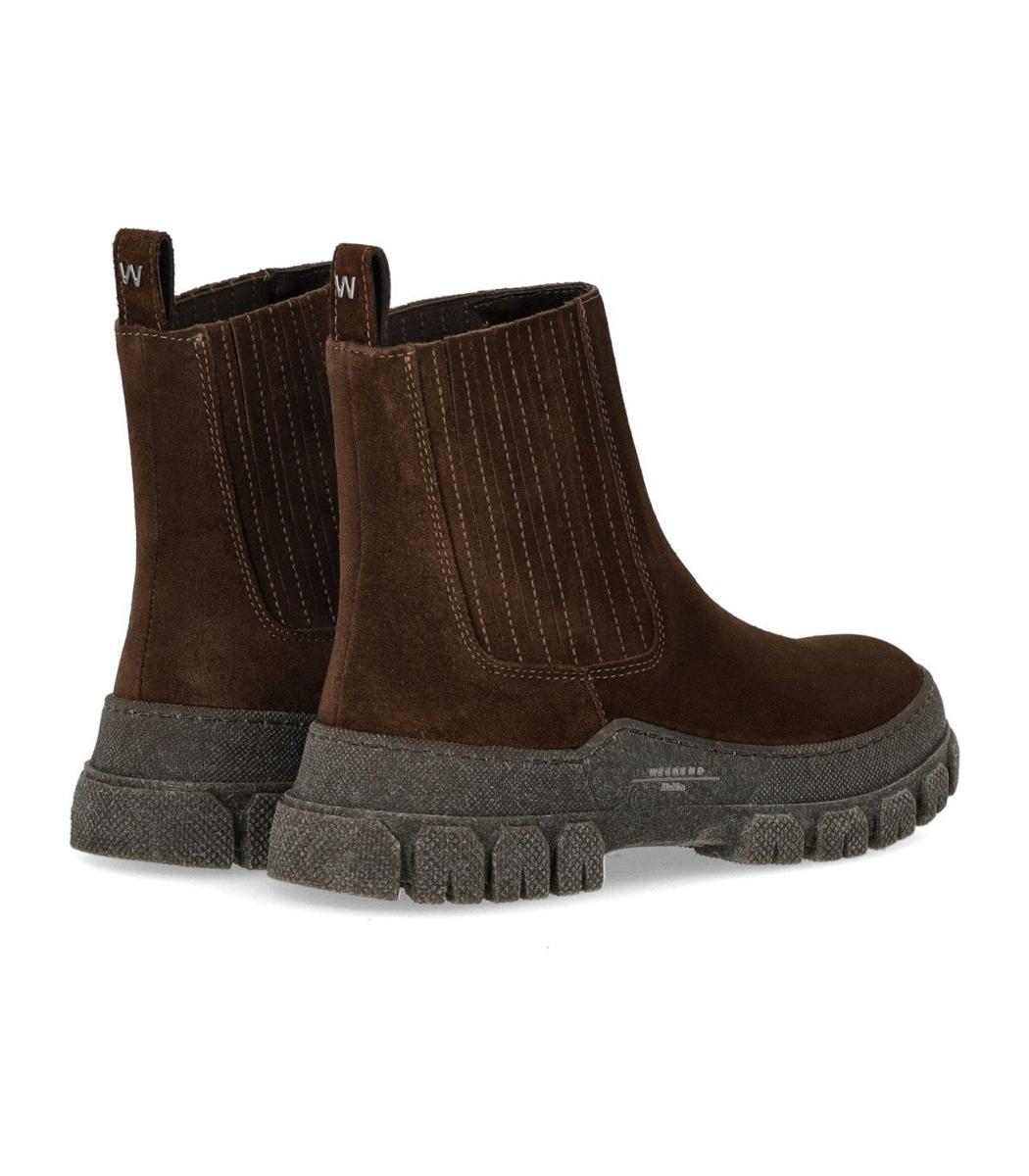 Weekend Max Mara Genepi Dark Brown Chelsea Boot