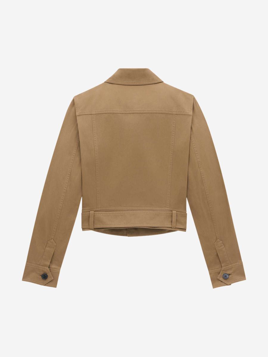 Saint Laurent Cropped Denim Jacket