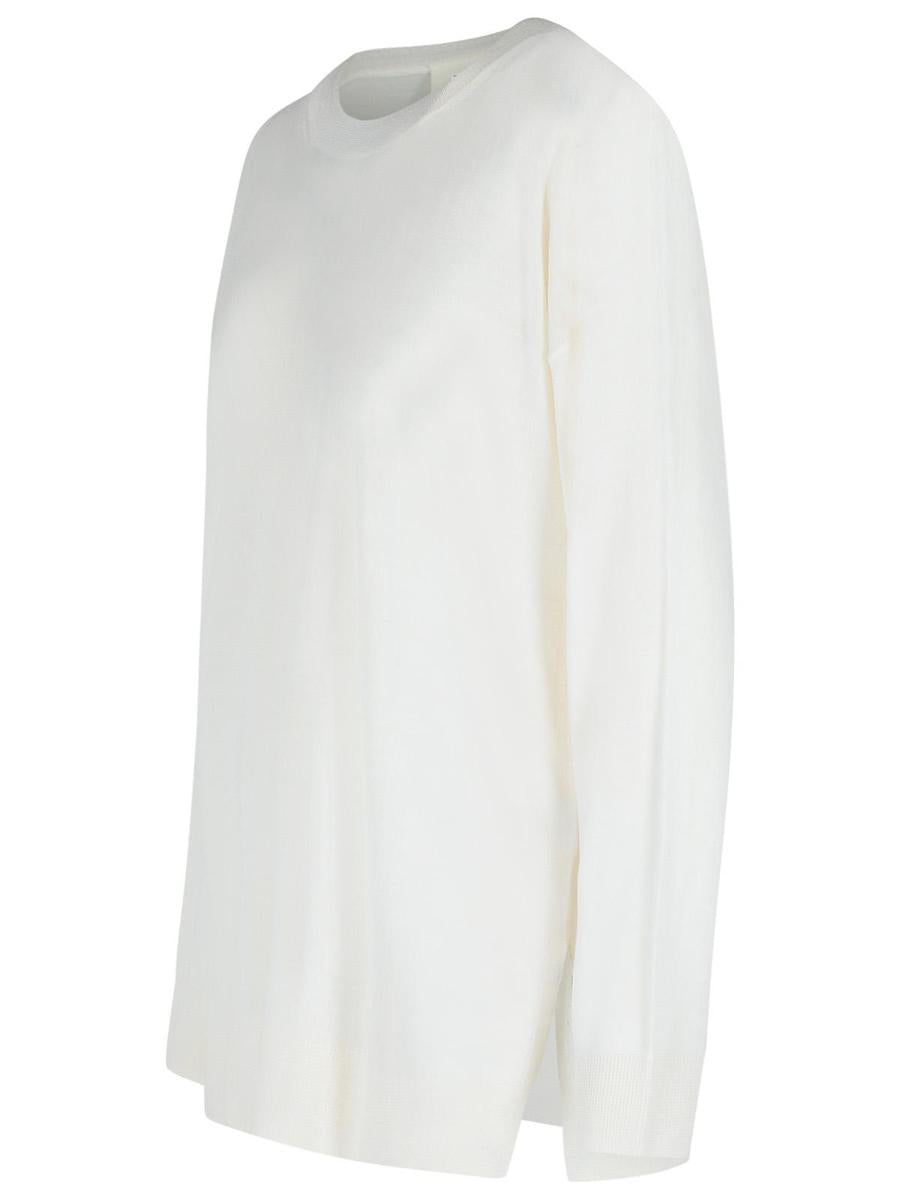 P.A.R.O.S.H. 'Over' Cream Wool Blend Sweater