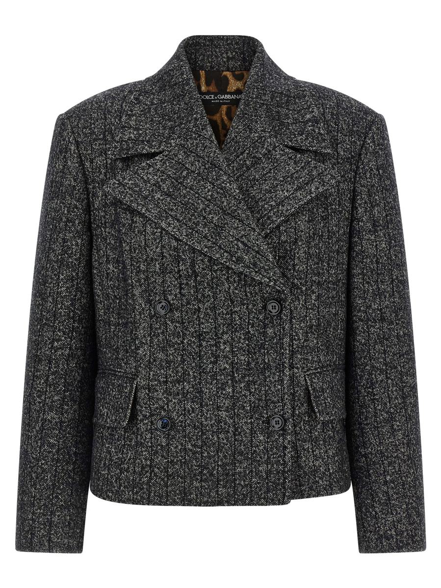 Dolce & Gabbana Striped Wool Blazer