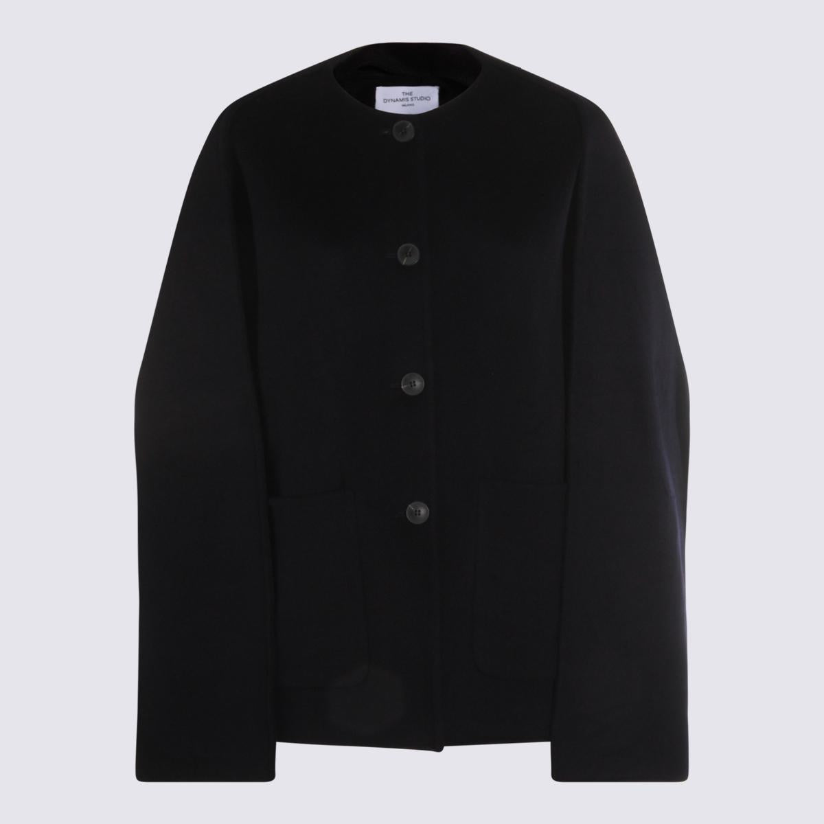 The Dynamis Studio Dark Blue Wool Coat