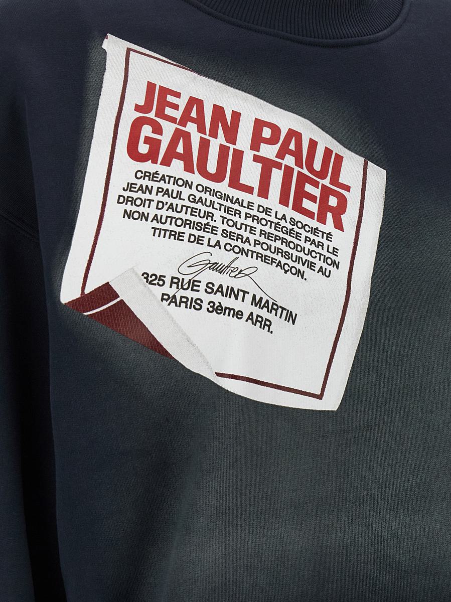 Jean Paul Gaultier 'The Blue Gaultier Label' Sweatshirt