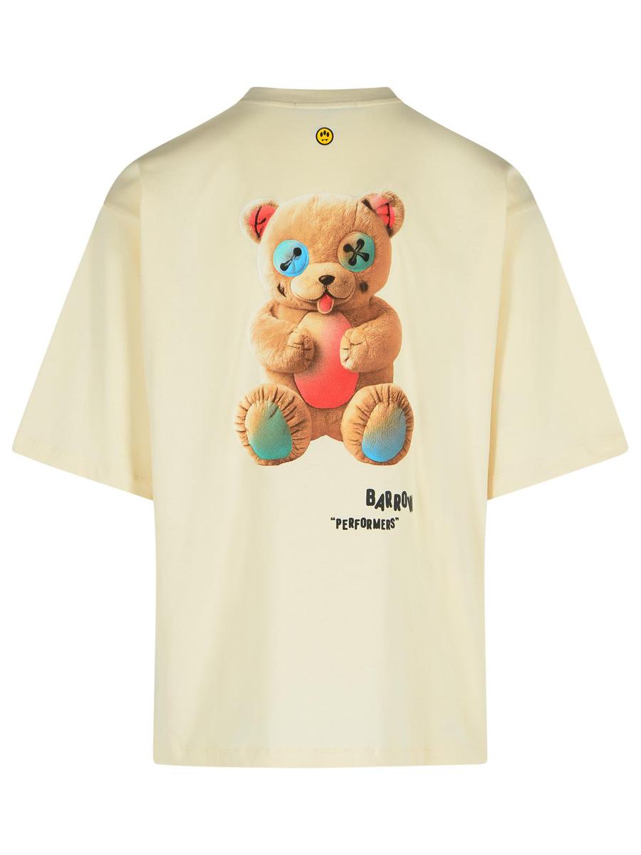 Barrow Cream Cotton T-Shirt