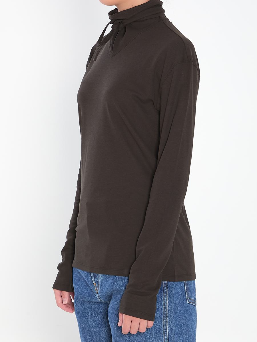 Long Sleeve Foulard Top