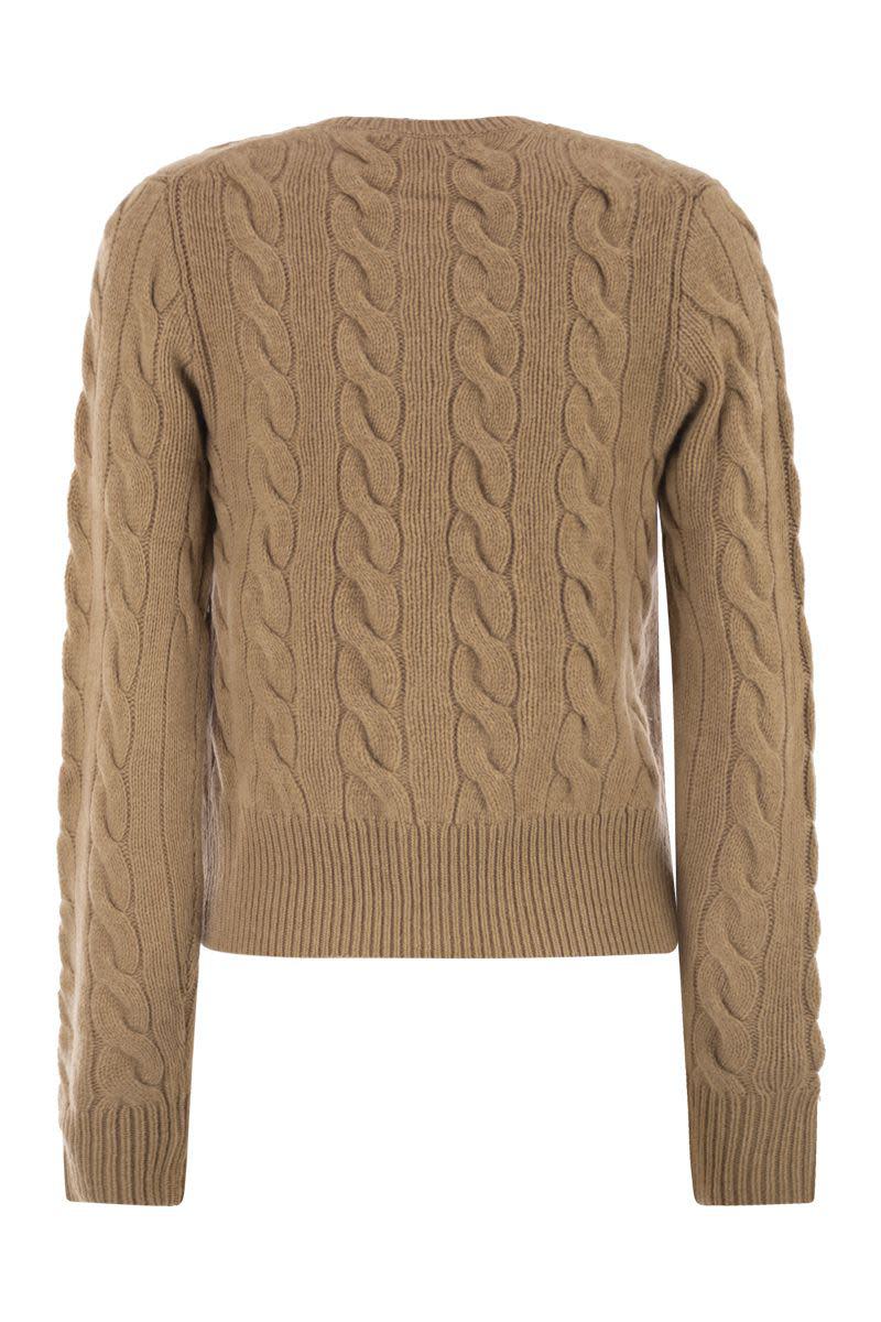 Polo Ralph Lauren Wool And Cashmere Cable Knit Cardigan