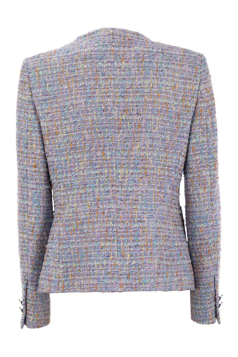 Tagliatore Crew-Neck Jacket With Front Pockets