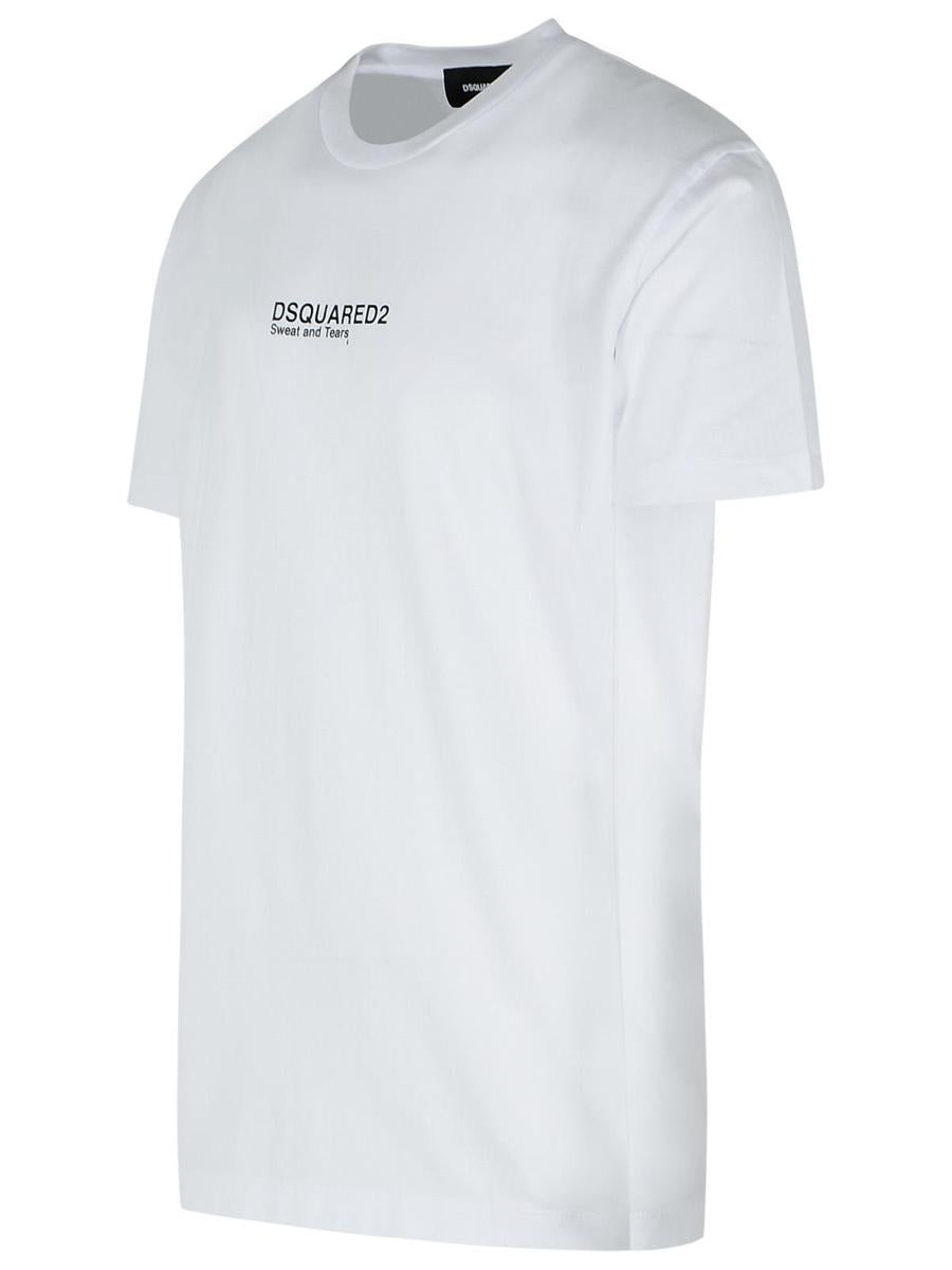 DSQUARED2 White Cotton T-Shirt