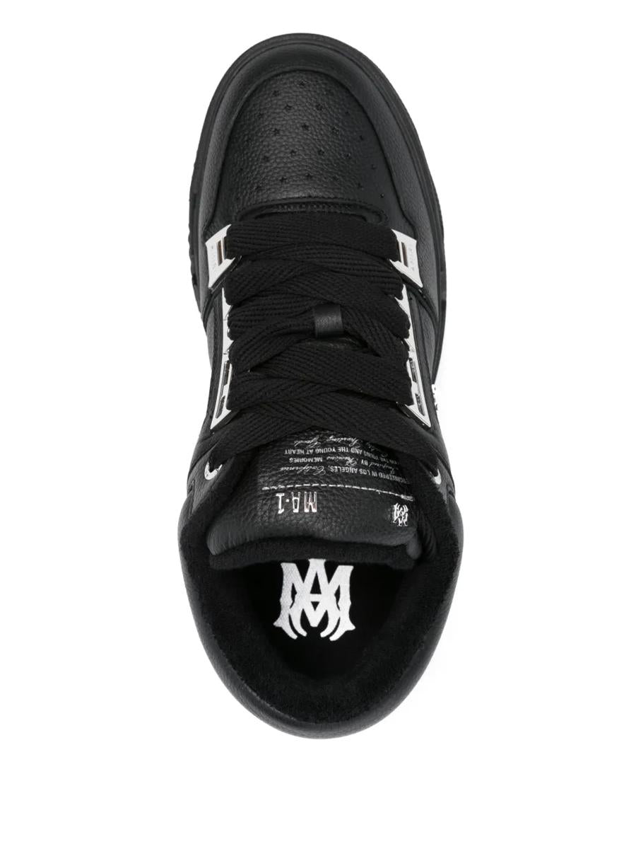 Amiri Leather Sneakers With Logo