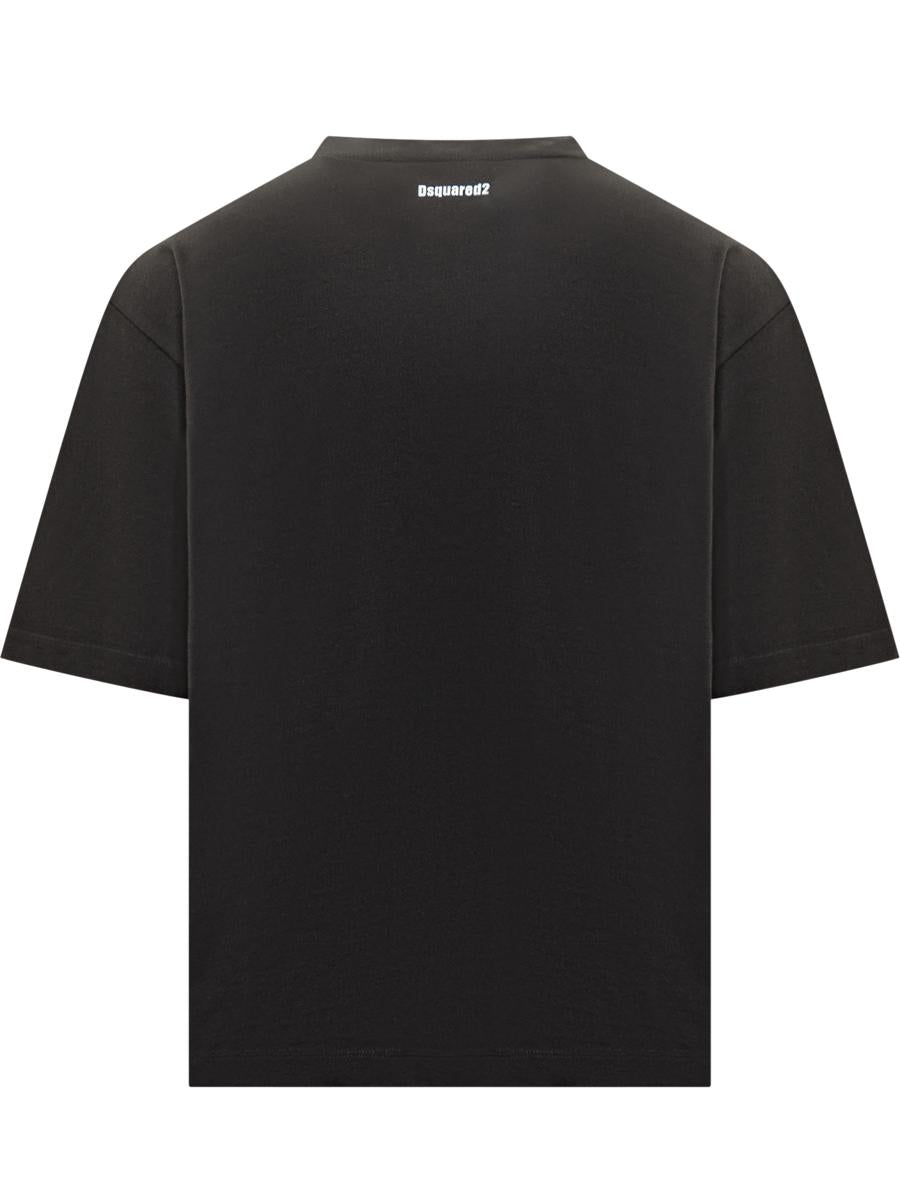 DSQUARED2 Black Obsessed2 T-Shirt By Dsquared2