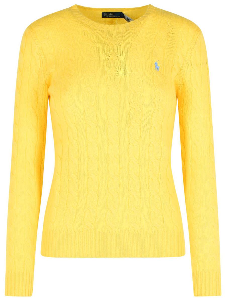 Polo Ralph Lauren Yellow Cashmere Blend Sweater