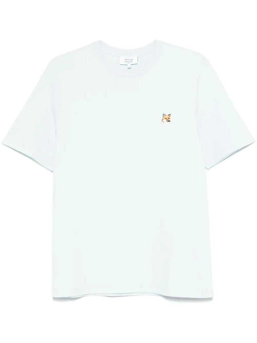 Maison Kitsuné Fox Head Patch Regular Tee-Shirt Clothing
