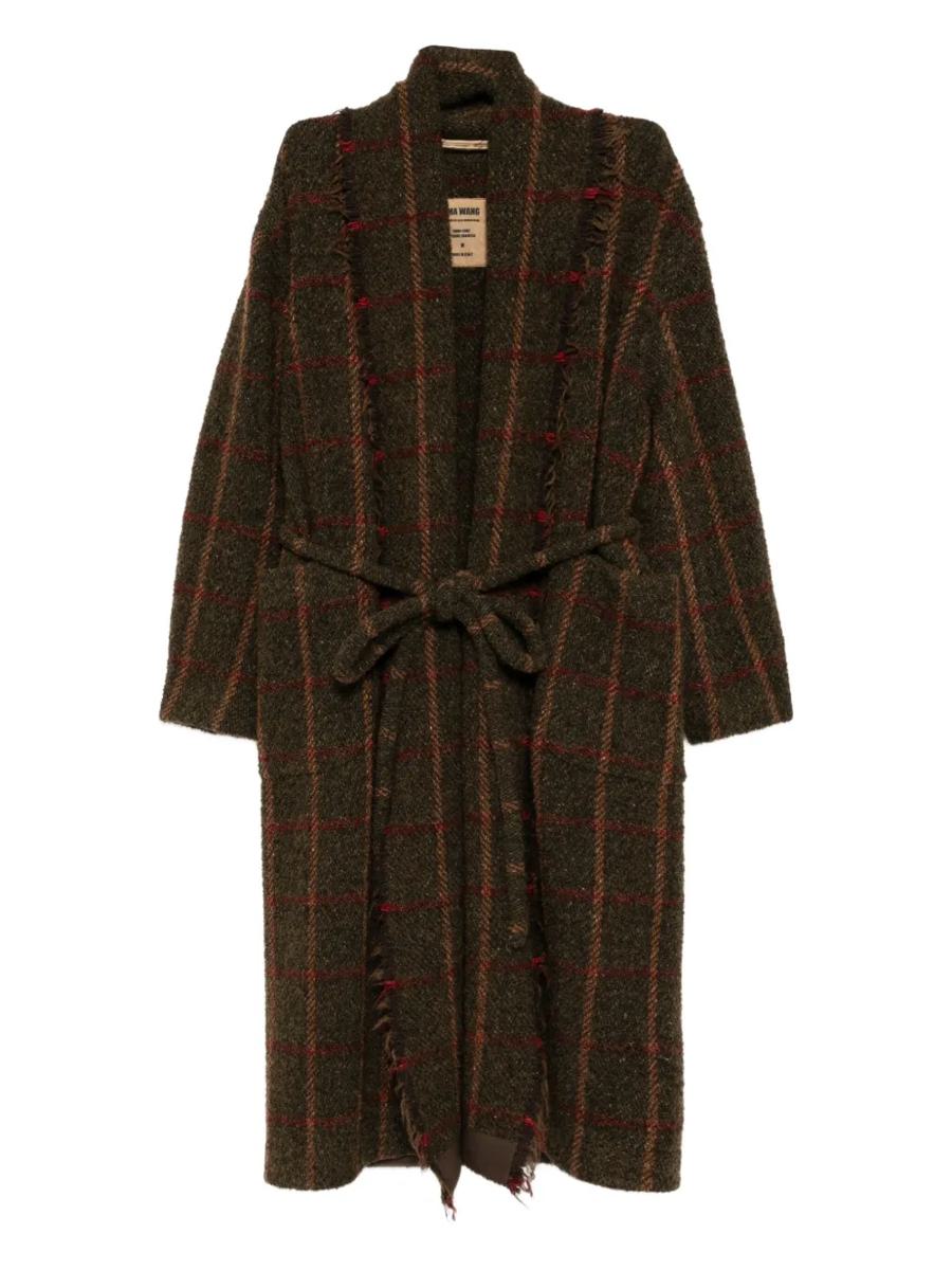 Uma Wang Plaid Coat