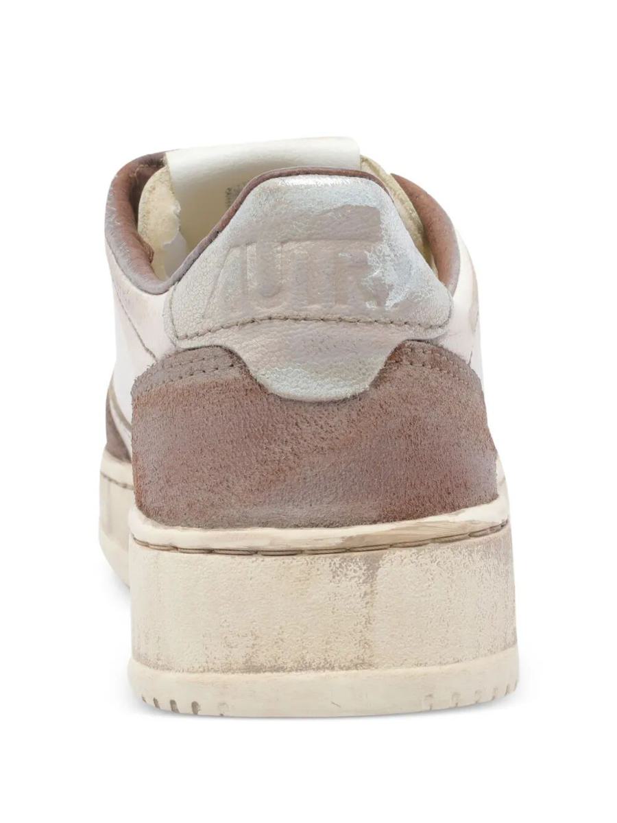Autry "Sup Vintage Low" Suede Sneakers Shoes