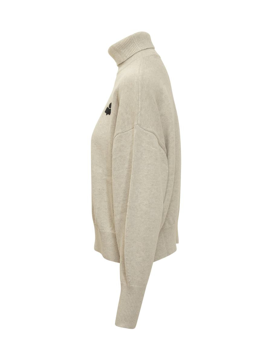 Isabel Marant Étoile Wool Turtleneck With Logo Black Marant Étoile