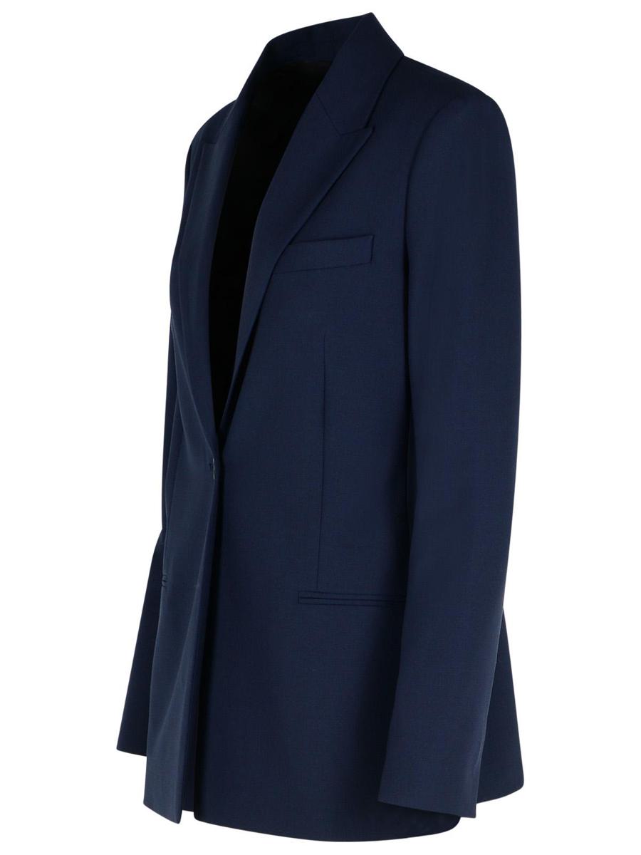 Closed Navy Polyester Blend Blazer