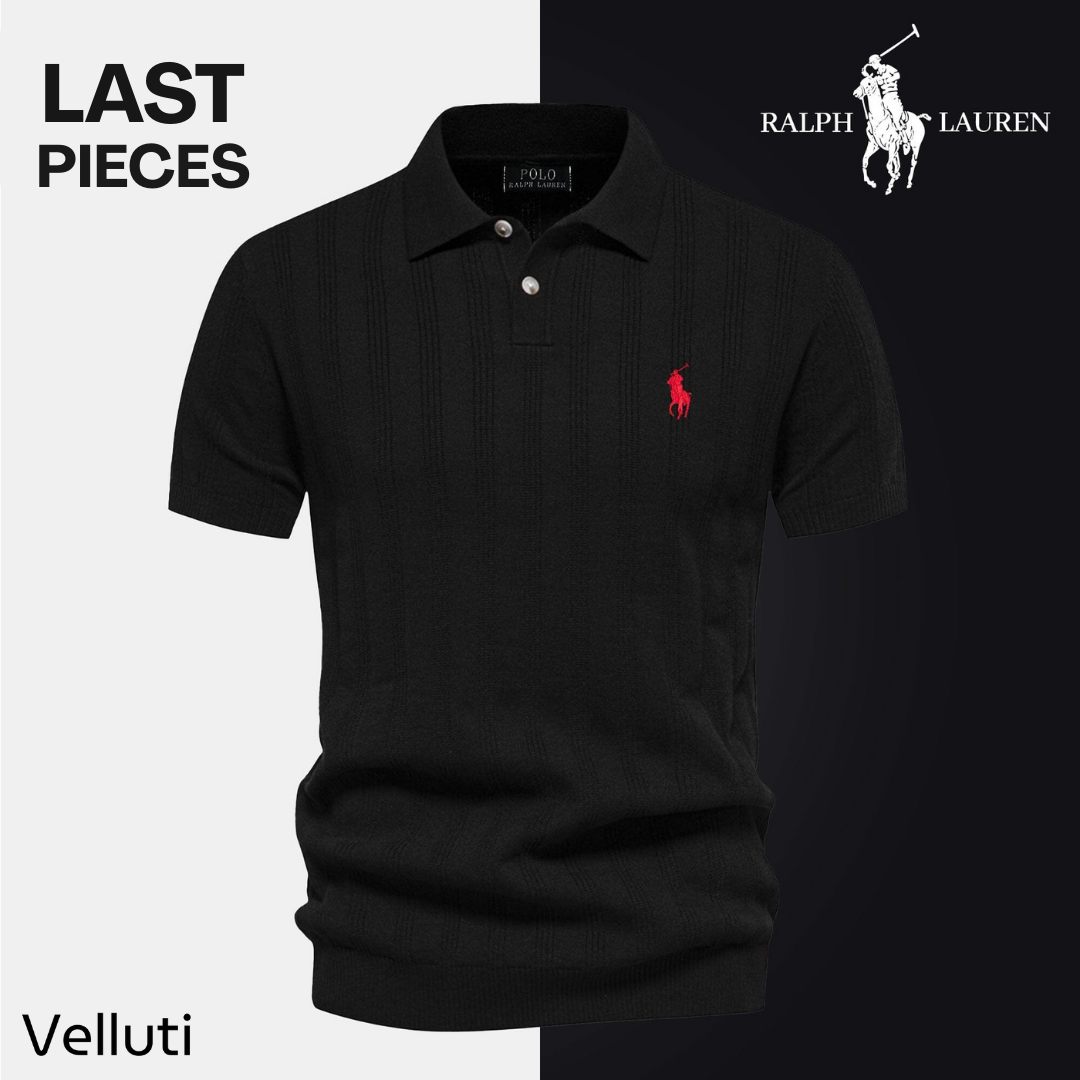 Heren Textuur Poloshirt van RL