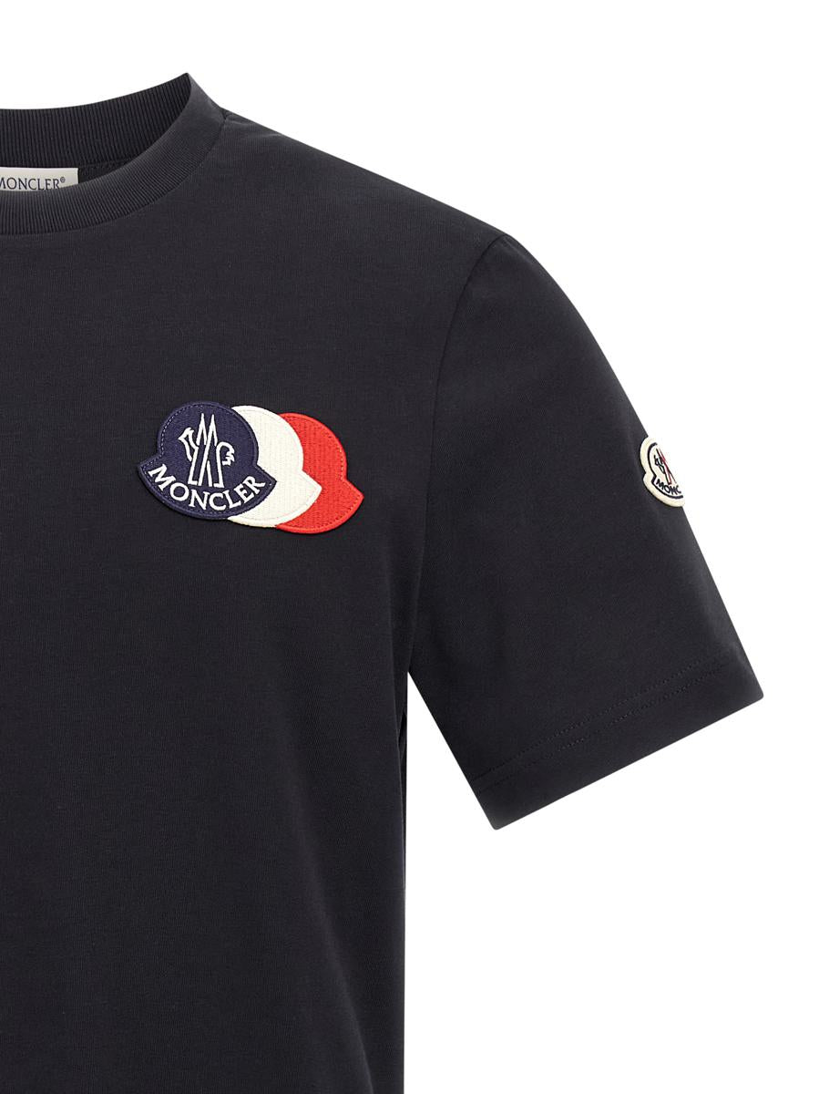 Moncler Tricolor Logo T-Shirt
