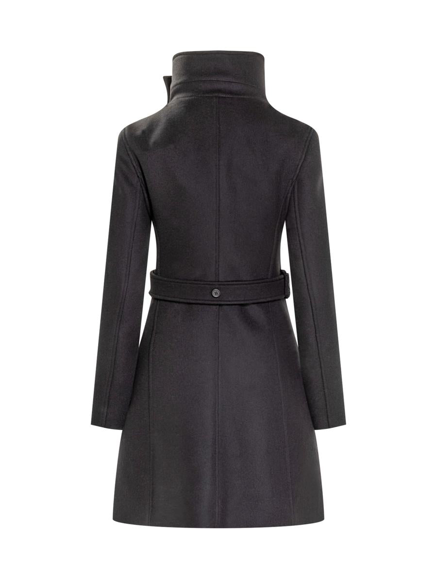 Courrèges Courrèges Wool Coat With Asymmetrical Collar