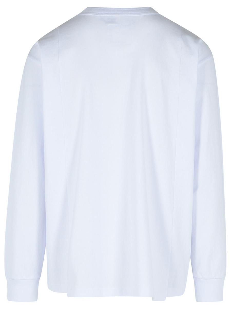 Sacai White Cotton T-Shirt