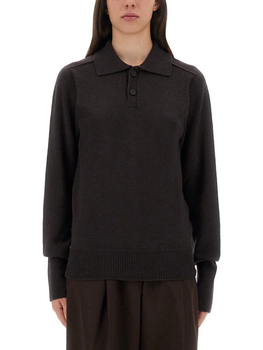Studio Nicholson "Inverness" Shirt With Polo Collar