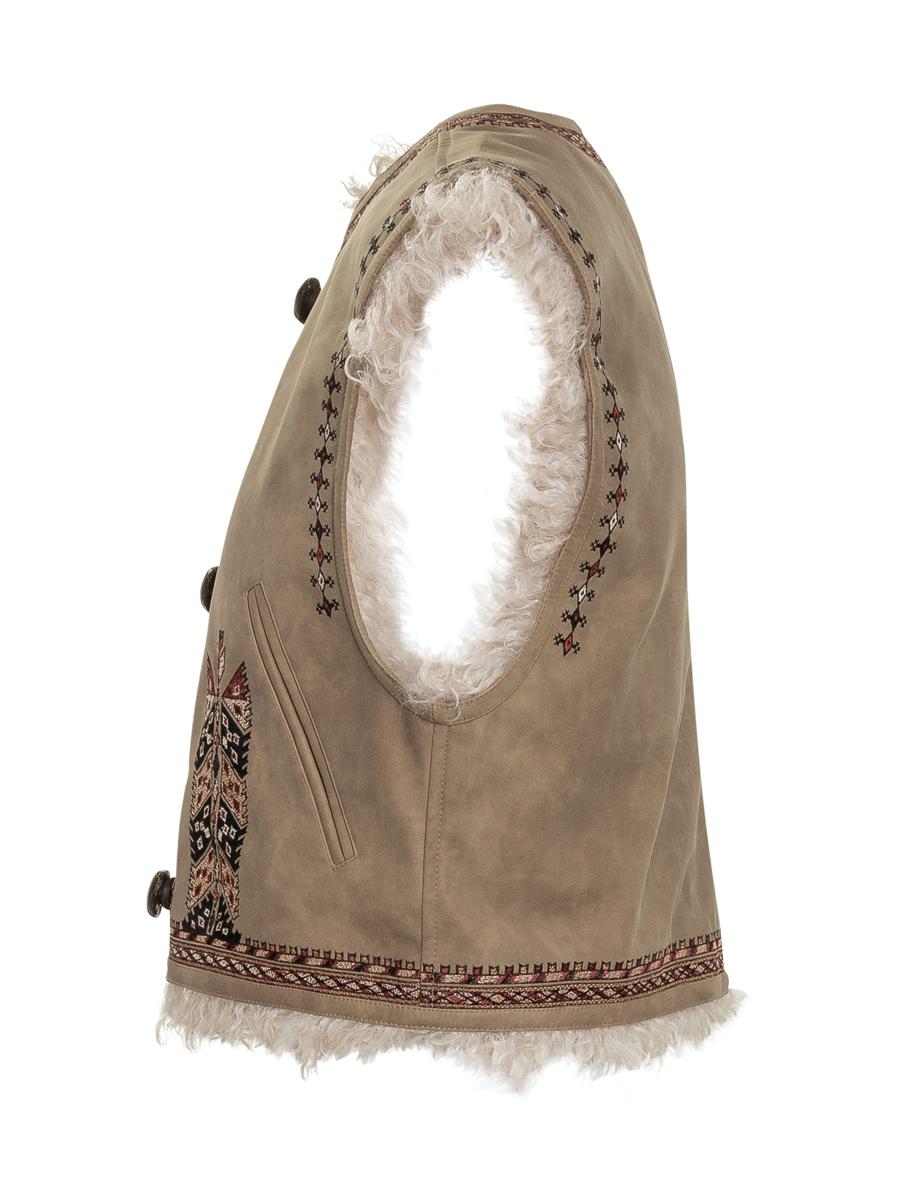 Isabel Marant Étoile Vest With Shearling Interior By Isabel Marant Étoile