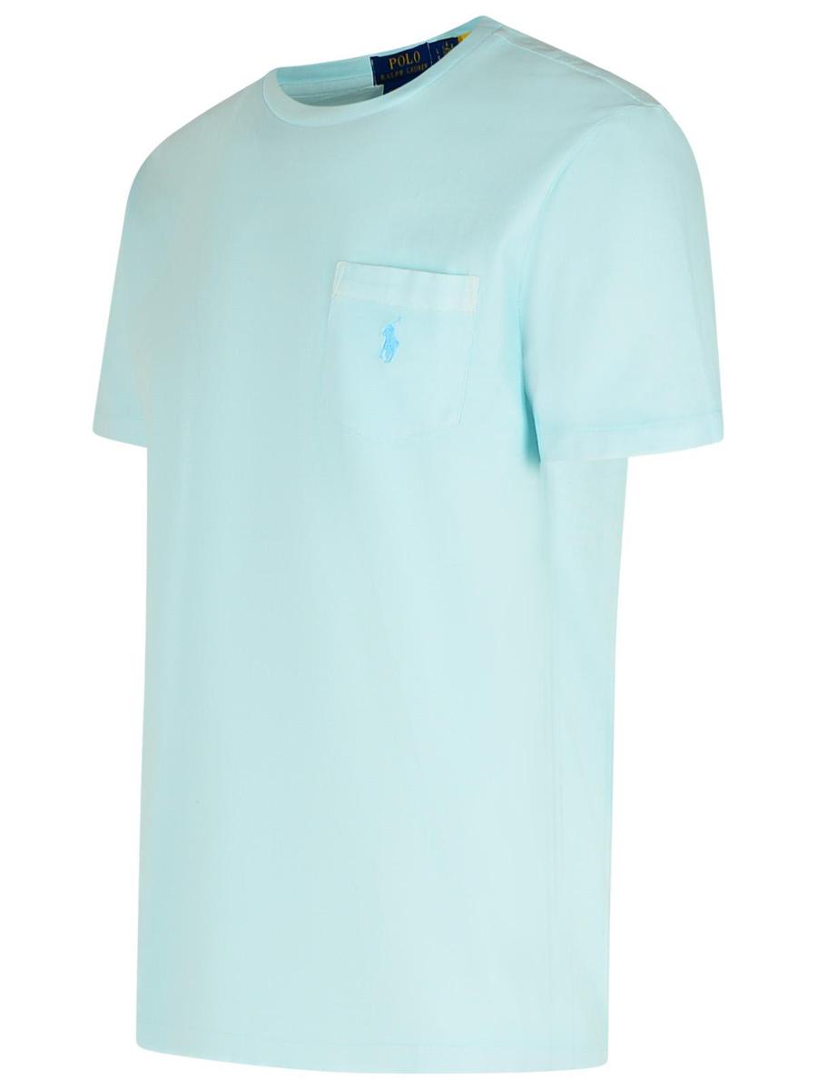 Polo Ralph Lauren Light Blue Cotton T-Shirt