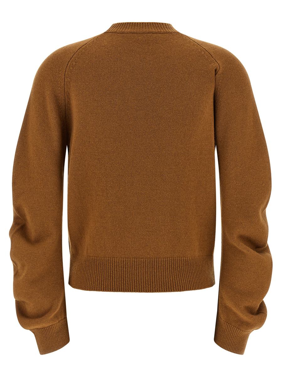 Nude Curved Sleeve Sweater