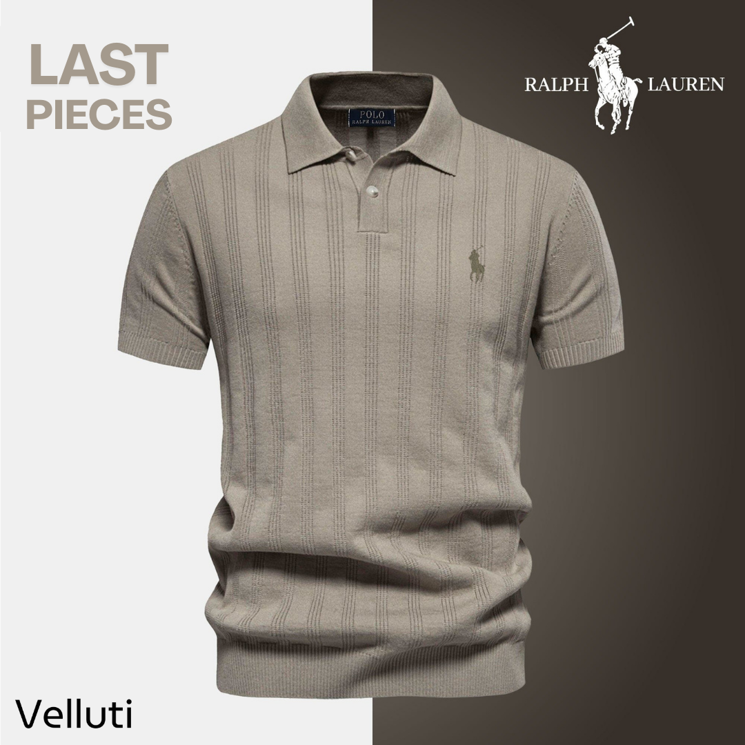 Heren Textuur Poloshirt van RL