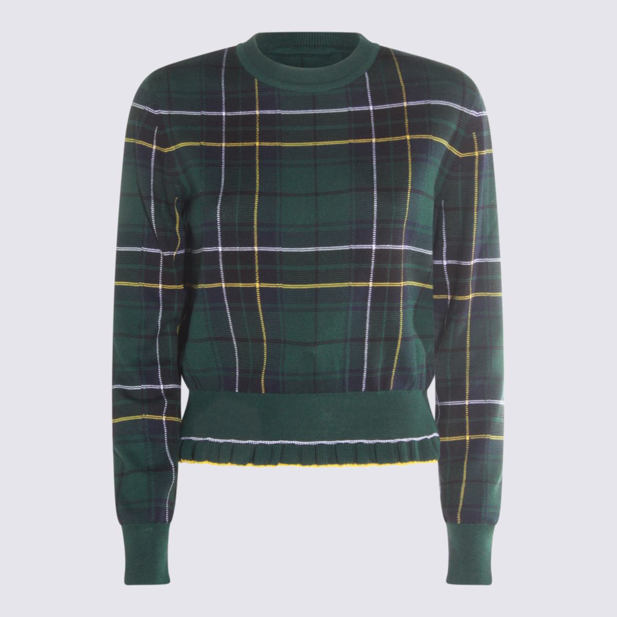Alexander McQueen Dark Green Wool Knitwear