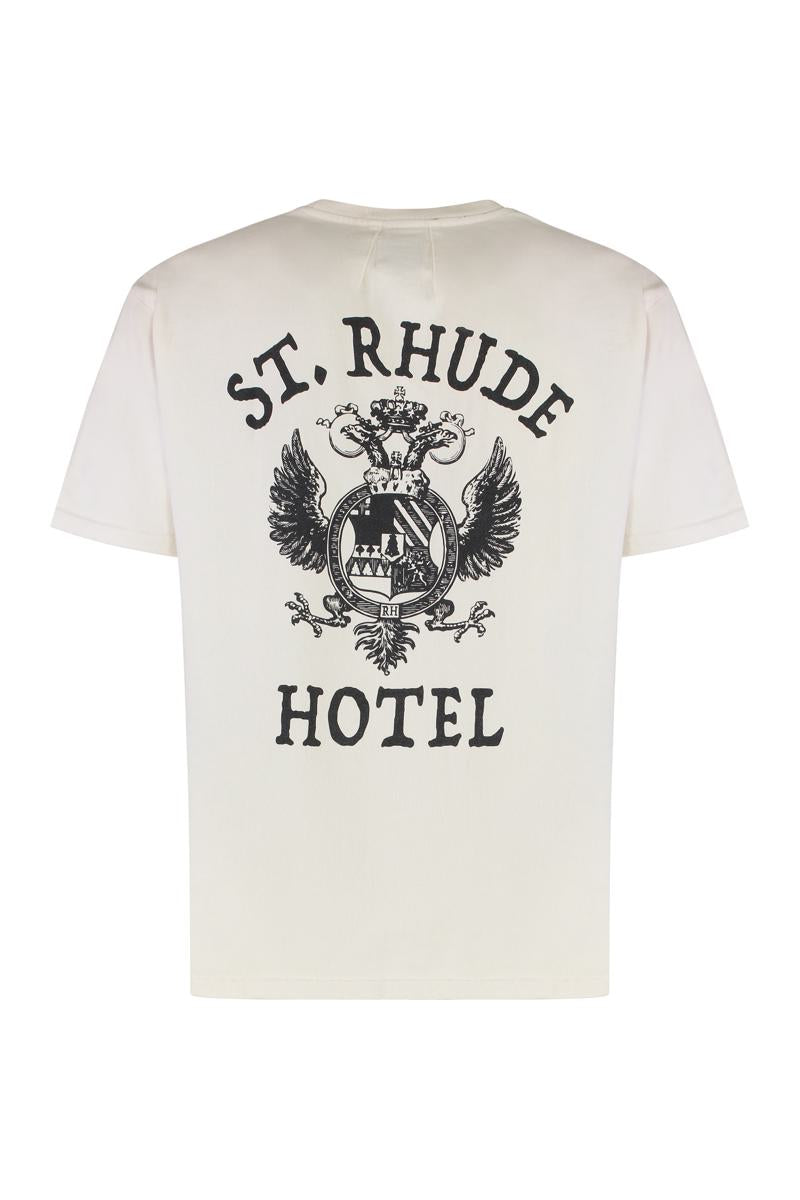 Rhude Logo Cotton T-Shirt