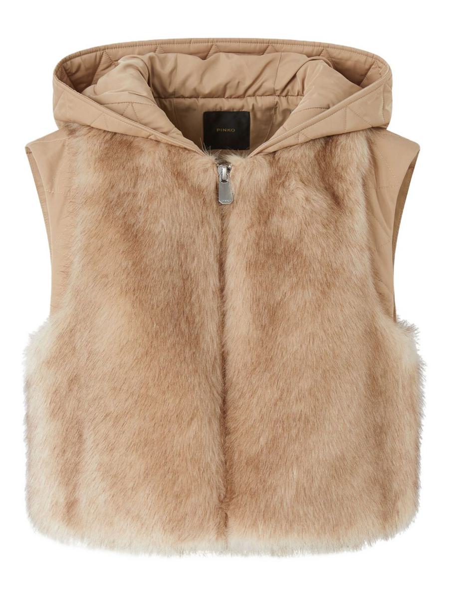 Pinko 'Olio' Cropped Vest
