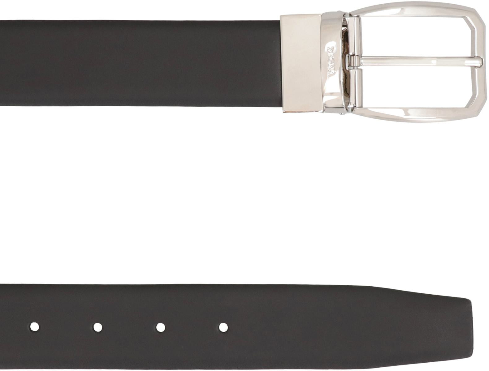 Zegna Reversible Leather Belt