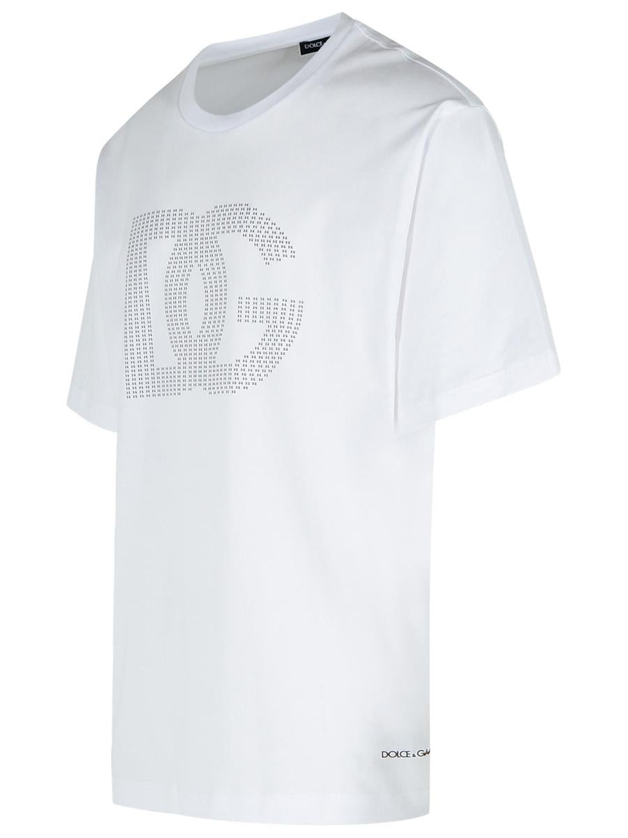 Dolce & Gabbana White Cotton T-Shirt