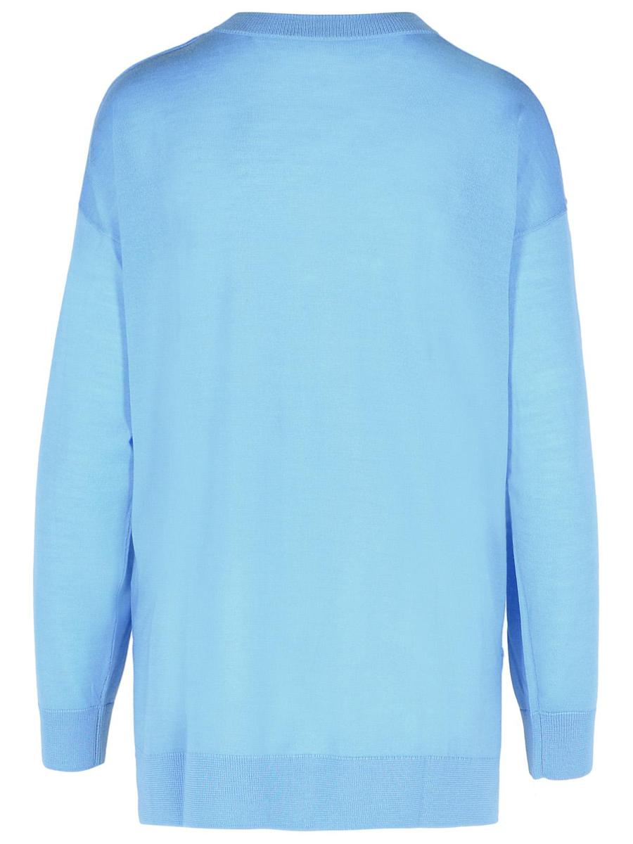 P.A.R.O.S.H. 'Over' Sweater In Light Blue Wool Blend