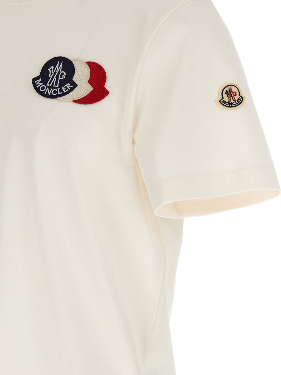 Moncler Tricolor Logo T-Shirt