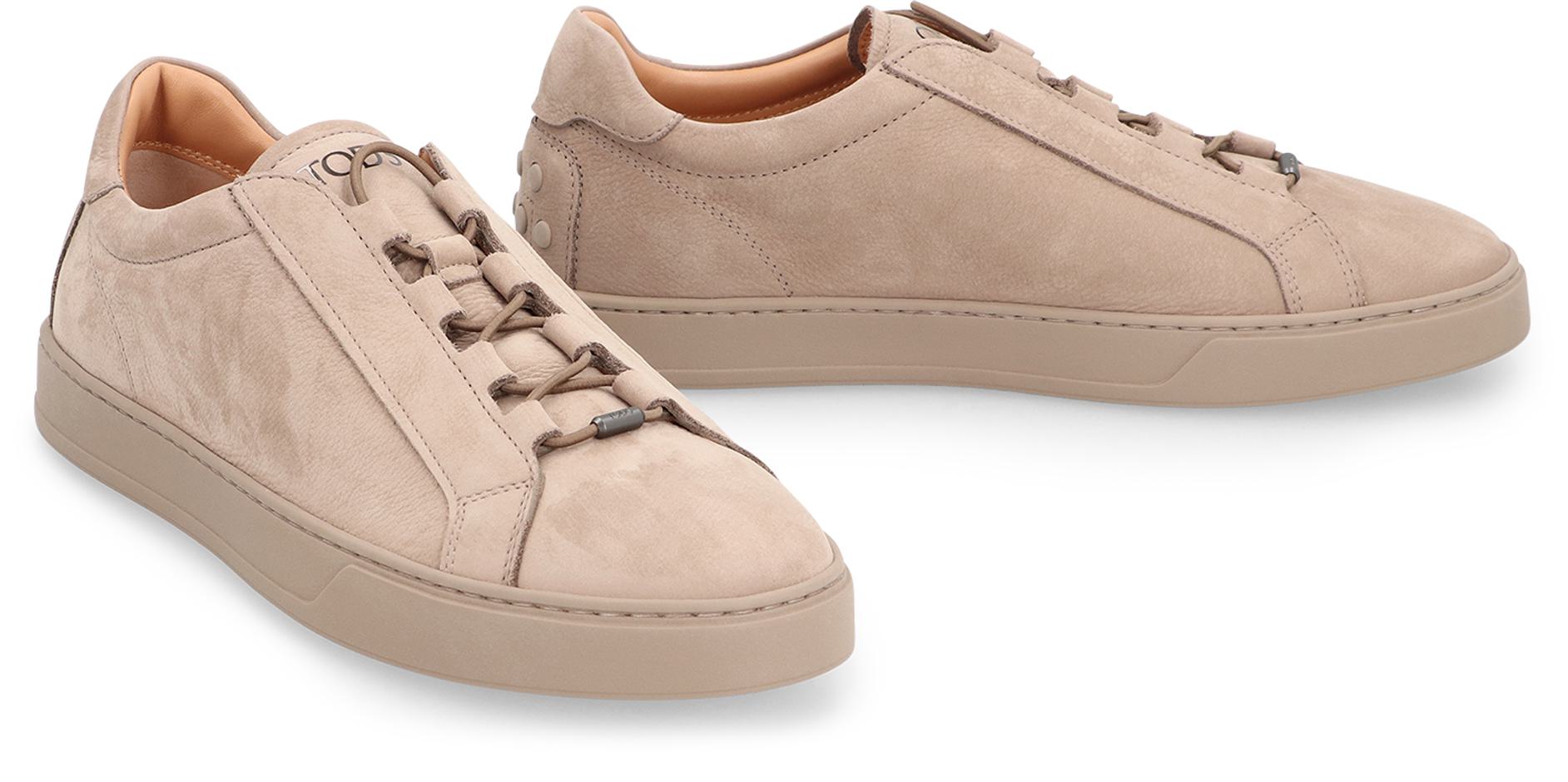 Tod'S Nubuck Low-Top Sneakers