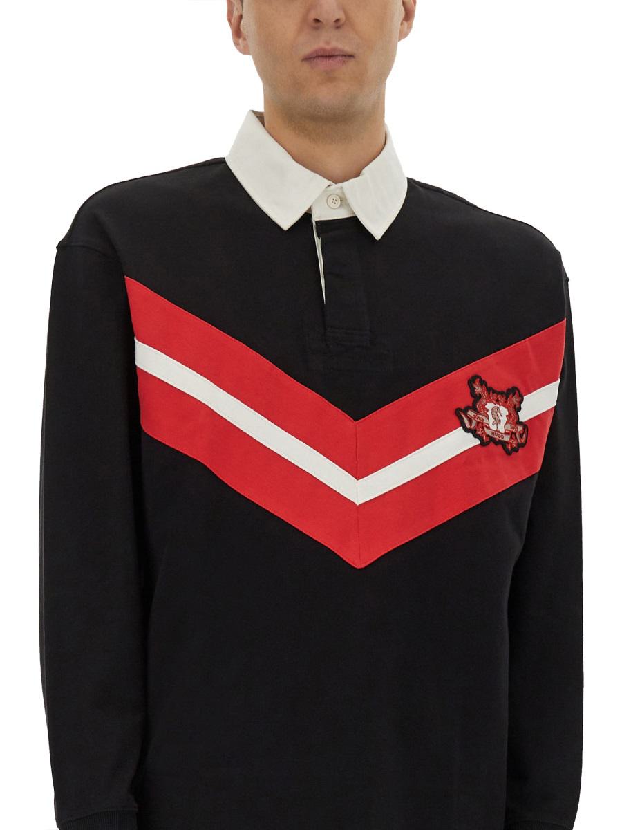 Hugo Boss Polo Shirt With College Style Logo