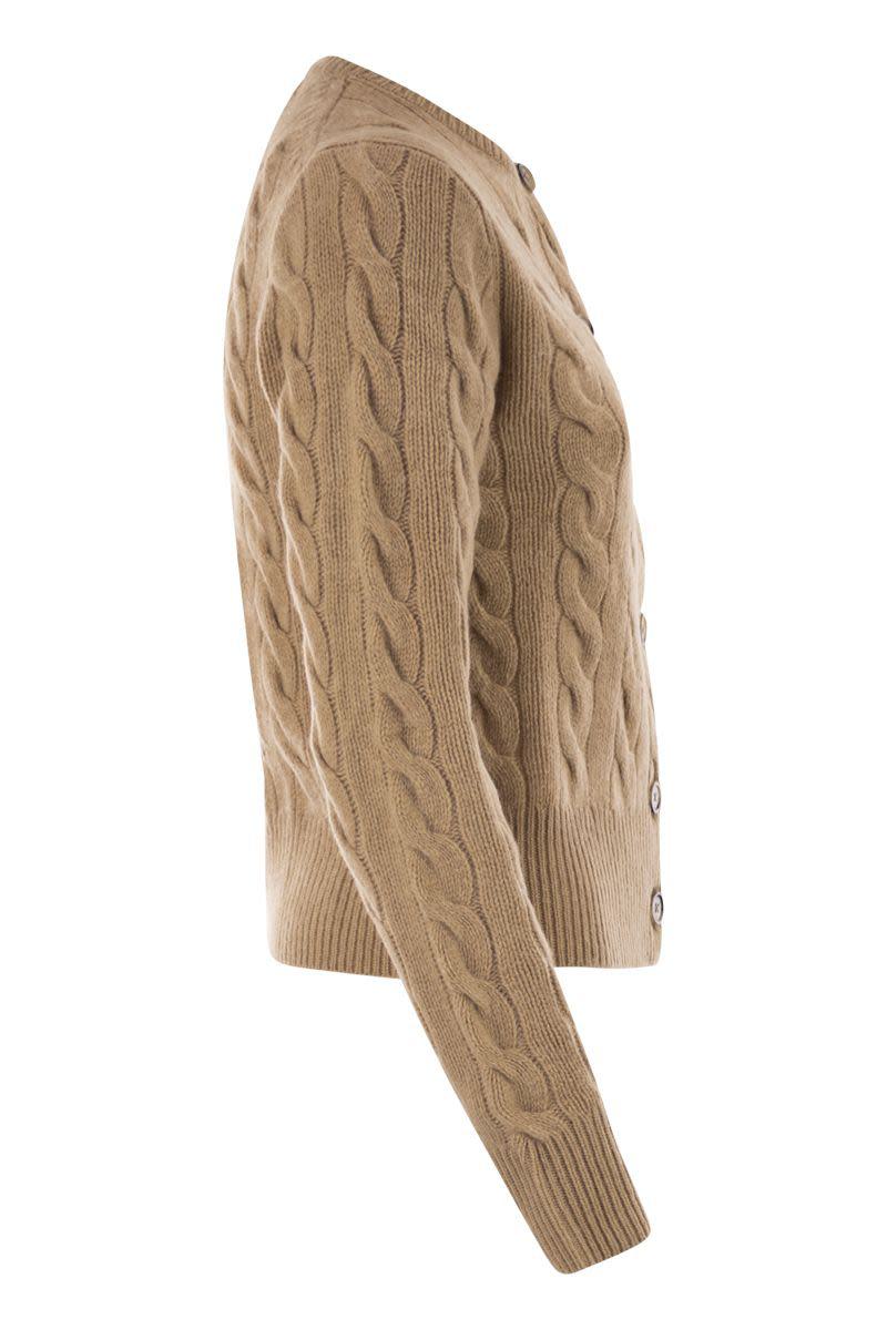 Polo Ralph Lauren Wool And Cashmere Cable Knit Cardigan