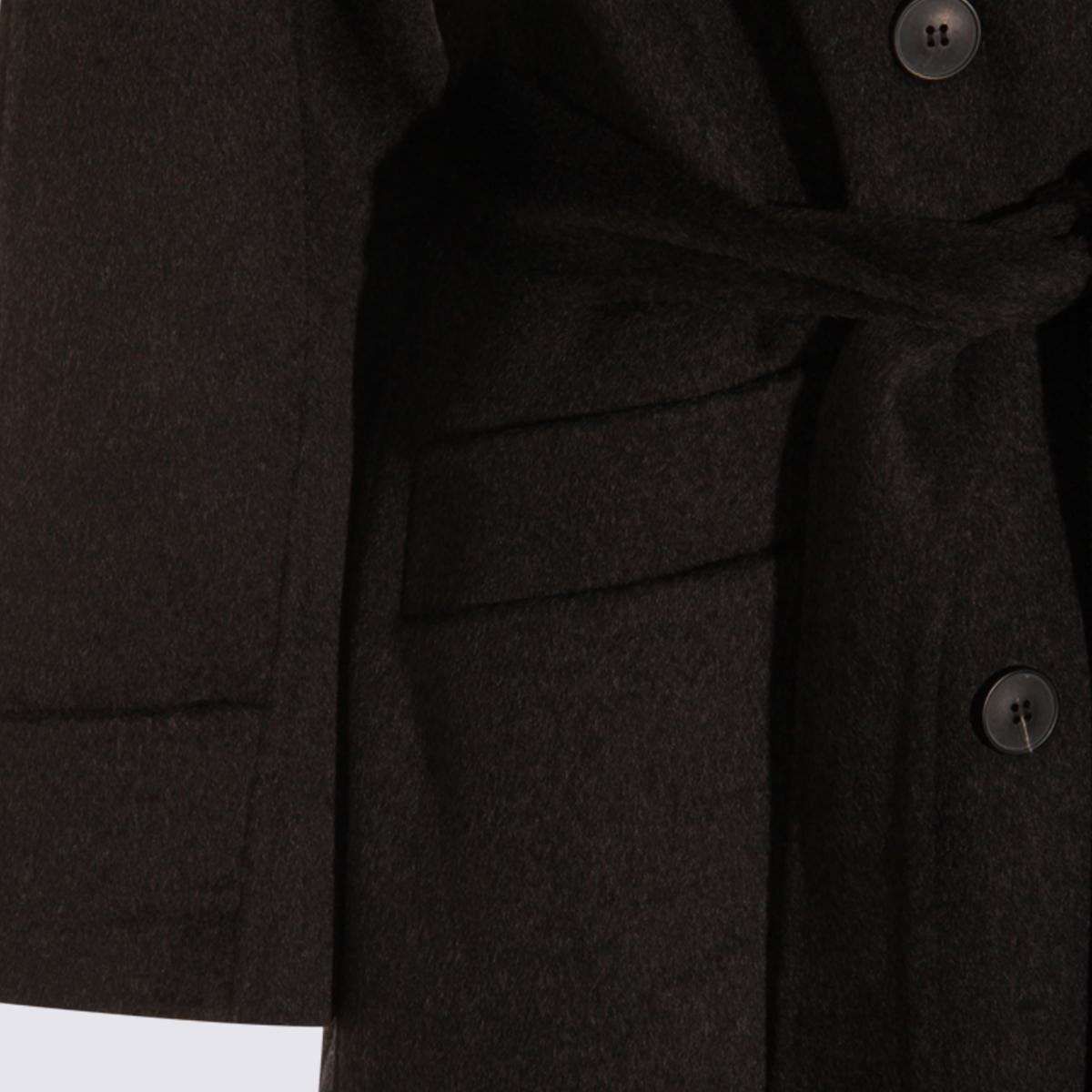 The Dynamis Studio Dark Grey Wool Coat