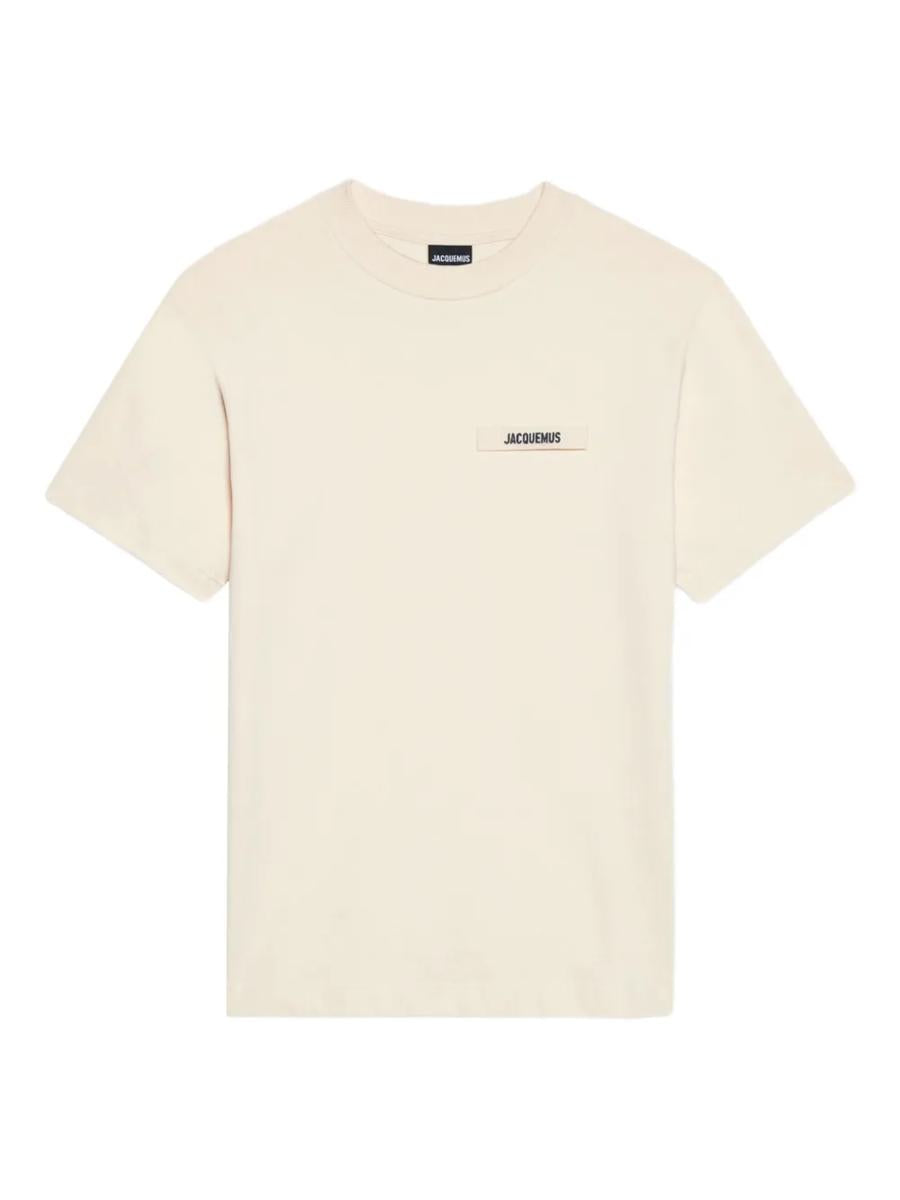 Jacquemus T-Shirt With Logo Appliqué